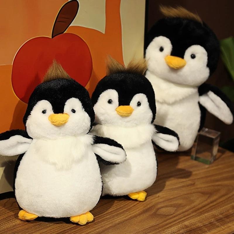 Fuzzy Hair Penguin Plush Toys Stuffed Animals Plushie Depot