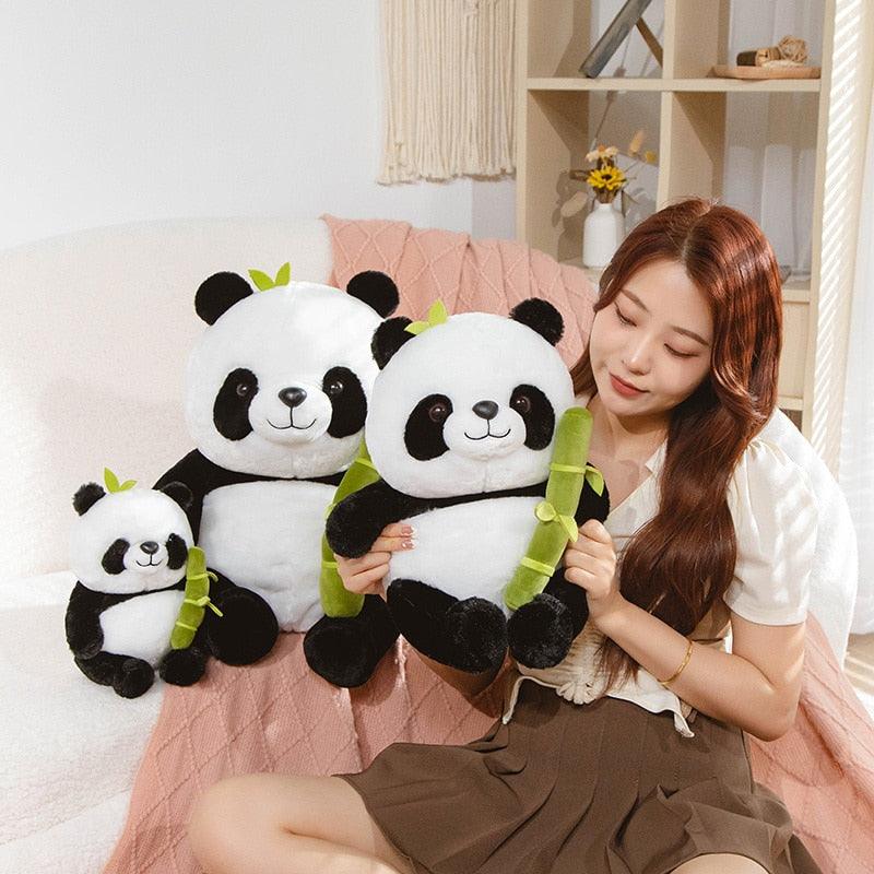 Kawaii Bamboo Panda Bear Plushie Stuffed Animals Plushie Depot
