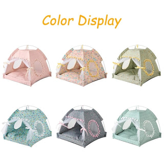 Adorable Doggy & Kitty Pet Tent Beds Plushie Depot