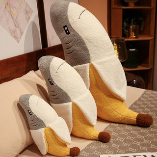 Funny Banana Shark Plush Toy Stuffed Animals - Plushie Depot