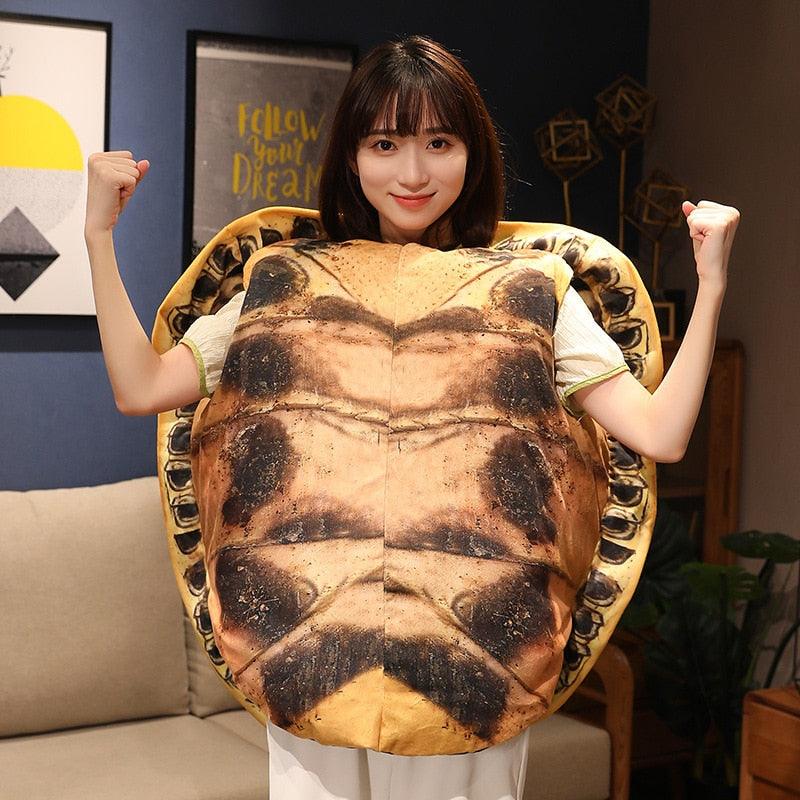 Giant Turtle Shell Pillow Plush Toy