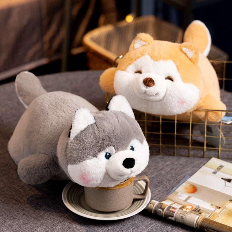Kawaii Fluffy Husky Plushies Stuffed Animals Plushie Depot