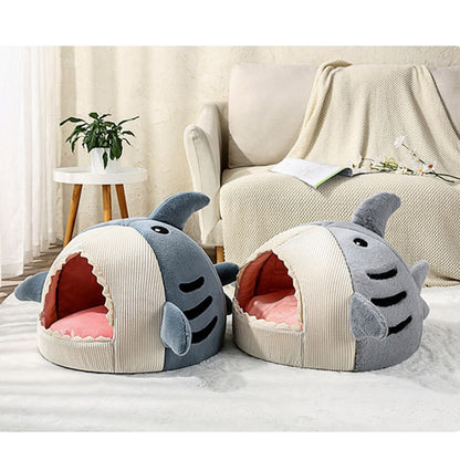 Small Shark Pet Bed Pet beds Plushie Depot