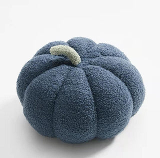 Colorful Realistic Pumpkin Plush Toys Blue Plushie Depot