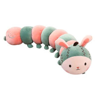 Kawaii Fruit Caterpillar Plush Pillows Stuffed Toys - Plushie Depot