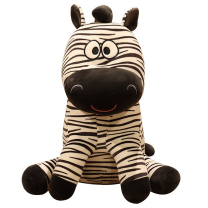 Silly Zebra Plushies Black Stuffed Animals Plushie Depot