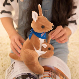 Australian kangaroo plush toys Blue Stuffed Animals - Plushie Depot