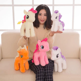 Cute rainbow pony plush doll - Plushie Depot