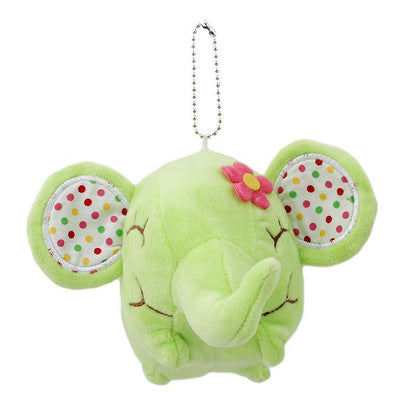 Floral Stuffed Elephant Toy Green Plushie Depot