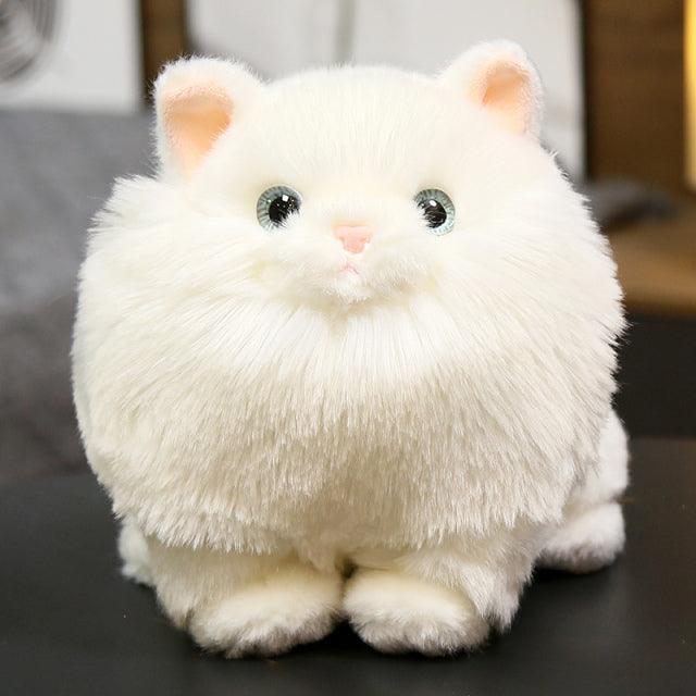 Jade Emperor Cat Plush Toy 9" white chinchilla Stuffed Toys - Plushie Depot