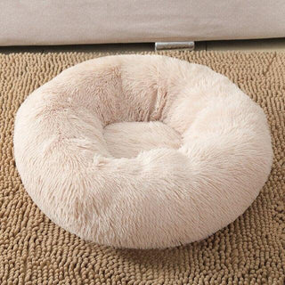 Round Plush Pet Dog Bed, Waterproof Bottom and Super Soft 23 Plushie Depot