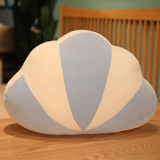 Soft and Comfy Sea Shell Plush Pillows white Pillows - Plushie Depot