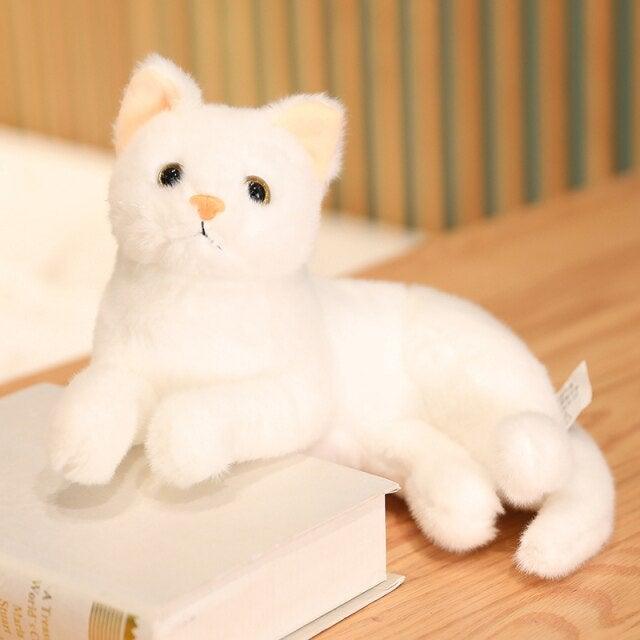 Kawaii Kitty Cat 11” white Stuffed Animals - Plushie Depot