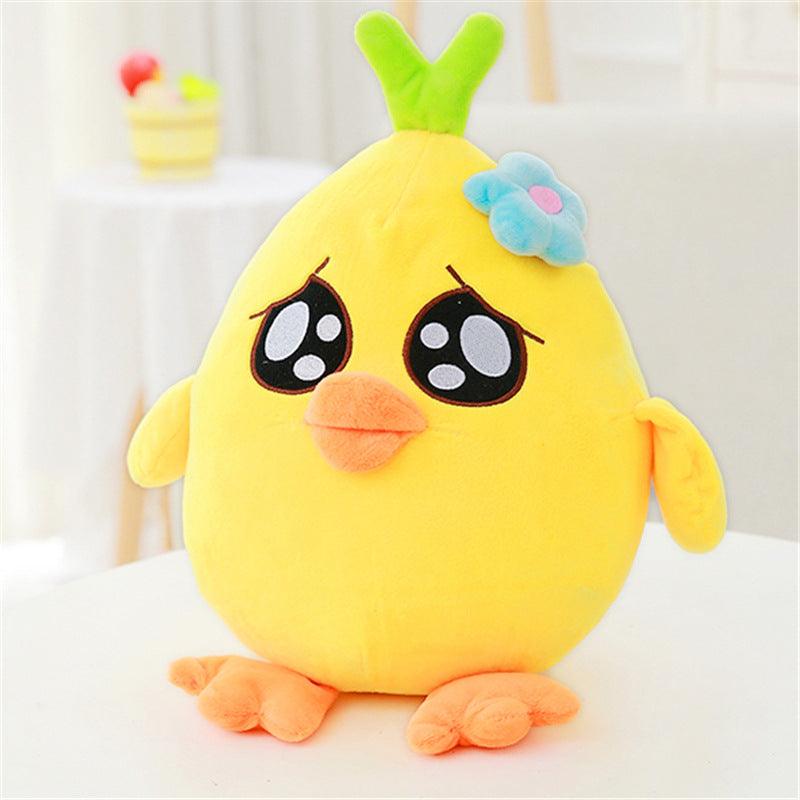 Small grass chicken plush toy Yellow Grievances Plushie Depot