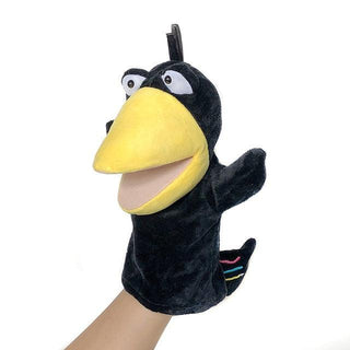 Educational Soft Animal Finger Puppets Crow Plushie Depot