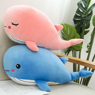 Soft Whale Stuffed Animal Pillow Plushie Depot