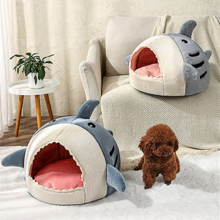 Small Shark Pet Bed Pet beds - Plushie Depot