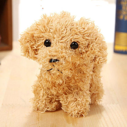Cute Dog Stuffed Toy 2 Light Brown Plushie Depot