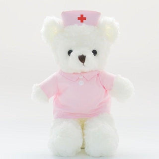 Doctor and Nurse Teddy Bear Plush Toys 8" style 3 Stuffed Animals - Plushie Depot