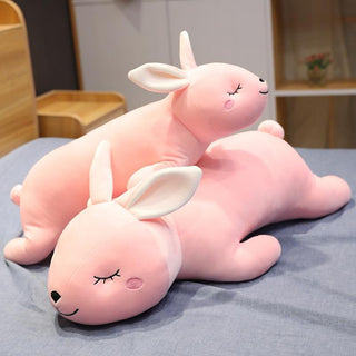 Large Sweet Soft Pink Rabbit Plush Toys Plushie Depot
