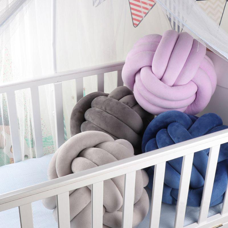 Soft Knot Ball Cushions, Stuffed Pillow Balls Plushie Depot