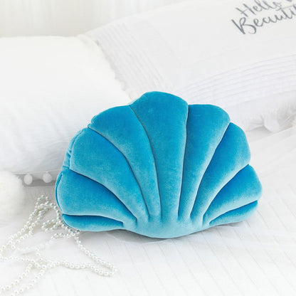 Sea Shells Ocean Plush Toys Royal blue - Plushie Depot