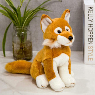 Realistic Fox Plush Toys 11" B Plushie Depot
