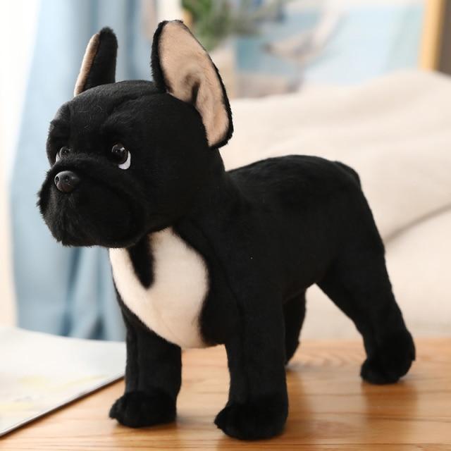 Cute Realistic French Bulldog Plushy Default Title Stuffed Animals Plushie Depot