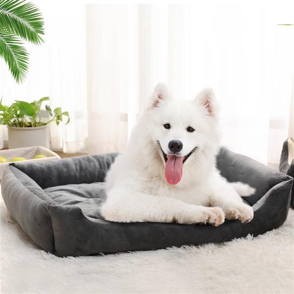 38" Wadding Bed Pad Mat Cushion for Dog, Cat Gray United States Pet Beds - Plushie Depot