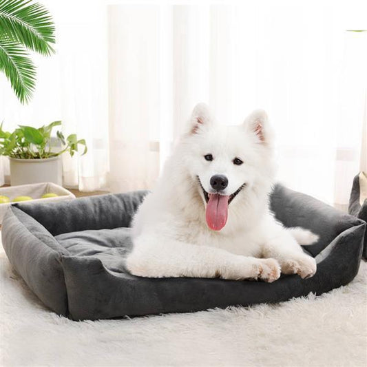 38" Wadding Bed Pad Mat Cushion for Dog, Cat Gray United States Pet Beds Plushie Depot