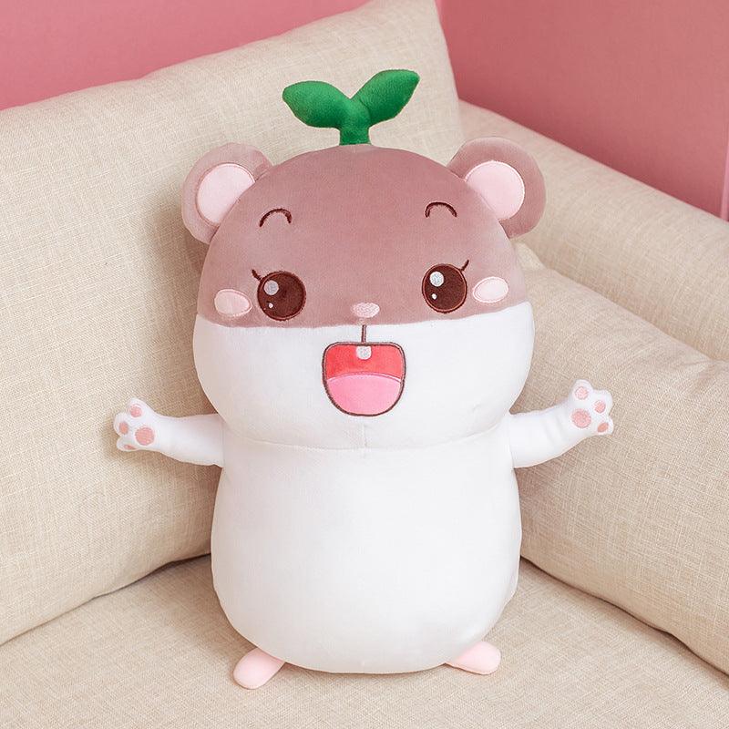 Soft Down Cotton Small Hamster Flute Doll Plush Toy Laughing Style Plushie Depot