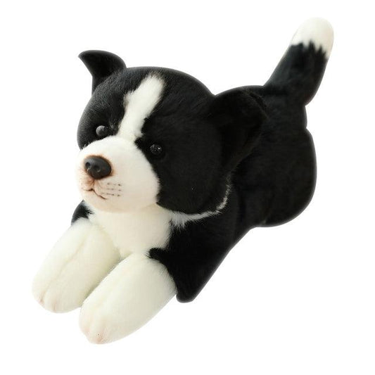 Realistic Border Collie Dog Plush Toy Default Title Stuffed Animals Plushie Depot