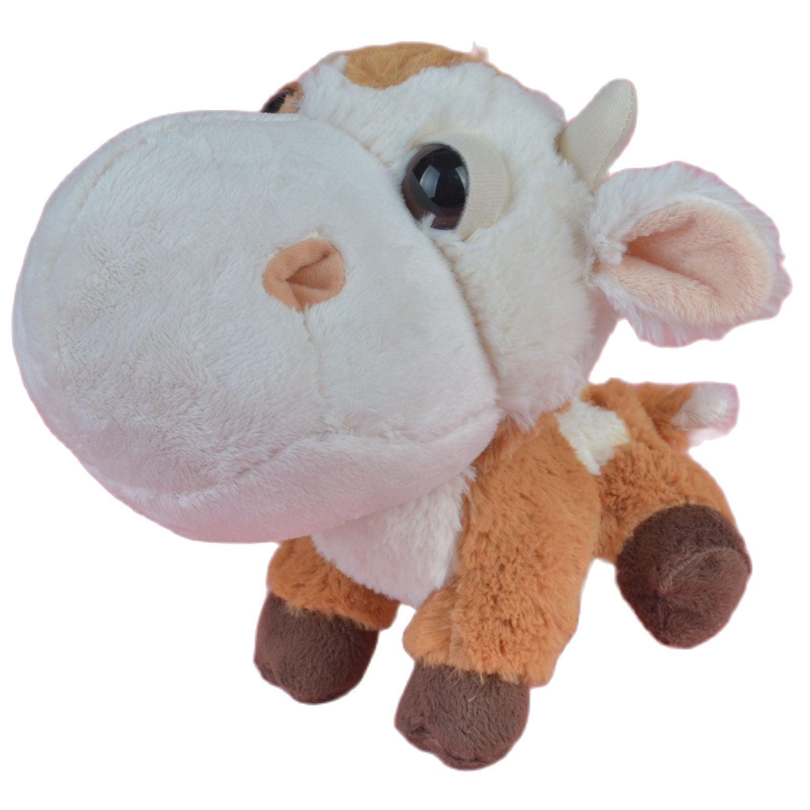 Big Eyes Cattle Stuffed Animal Stuffed Animals - Plushie Depot