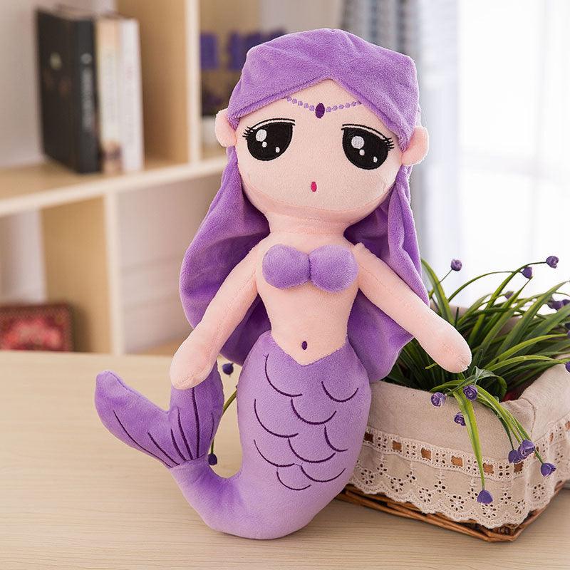Mermaid Princess Plush Toy Doll Purple Plushie Depot
