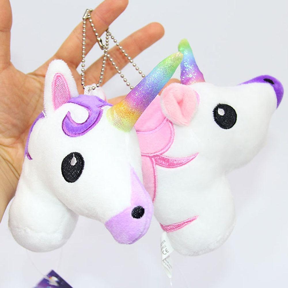 Rainbow Unicorn Cute Plushy Keychain Keychains Plushie Depot