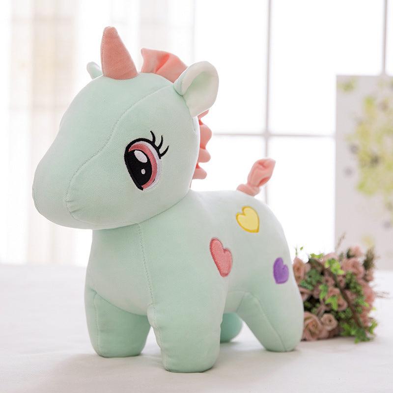 Cute Unicorn Doll Plush Toy Blue Plushie Depot