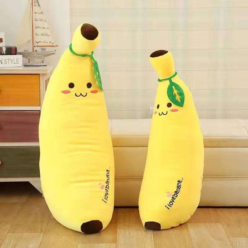 Cute Banana Soft Stuffed Plush Pillow Toy Plushie Depot