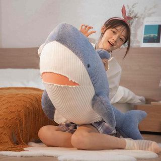 Unique Soft Cotton Shark Pillow Plushies Stuffed Animals - Plushie Depot