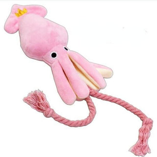 Cute Squid Dog Pet Toy Plushie Depot