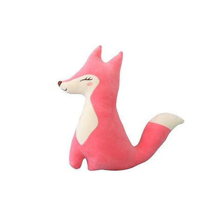 Cartoon fox plush toy Pink Stuffed Animals Plushie Depot