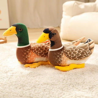 Realistic Adult Duck Plush Toy couple Stuffed Animals - Plushie Depot