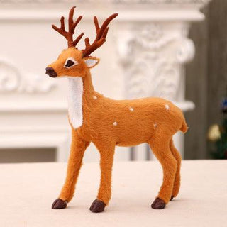 Christmas Deer Plush Toys 35cm Stuffed Animals - Plushie Depot