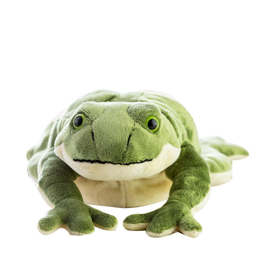 Childrens Life like Frog Plush Toy Doll Green 33x33CM Stuffed Animals Plushie Depot