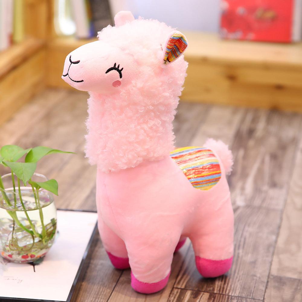 Alpaca Llama Plush Toy Doll Animal Stuffed Animal Dolls Pink Stuffed Animals Plushie Depot