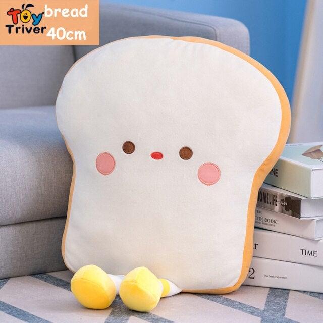 Kawaii Happy Pillows bread Pillows - Plushie Depot