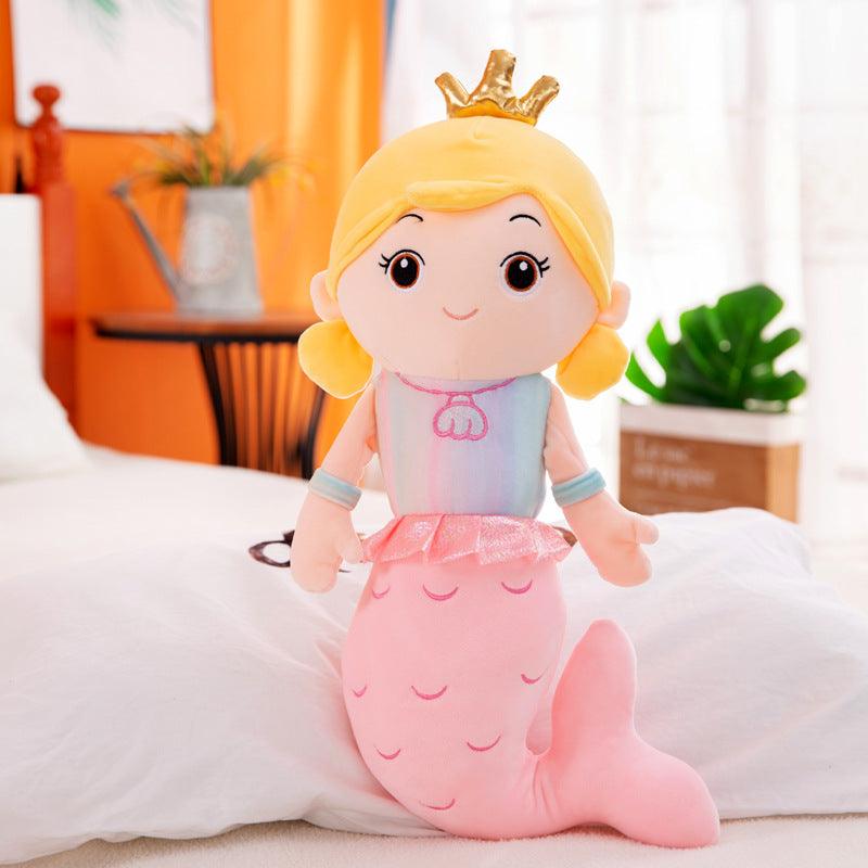 15" - 39" Mermaid Princess Plush toys Light pink Stuffed Animals Plushie Depot