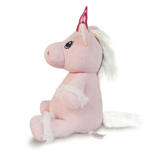12" Soothing Pink Unicorn Plush Toy Doll - Plushie Depot