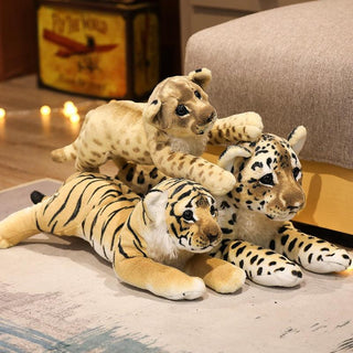 Adorable Lion, Leopard and Tiger plush toys Plushie Depot