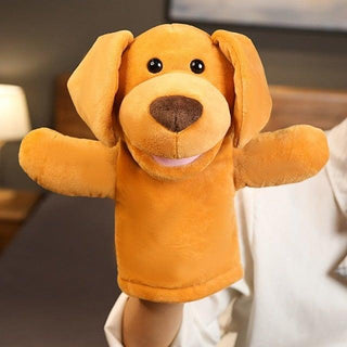 Cute Animal Hand Puppets for Kids dog 9" Plushie Depot