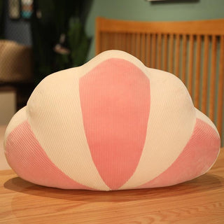 Soft and Comfy Sea Shell Plush Pillows Green Plushie Depot